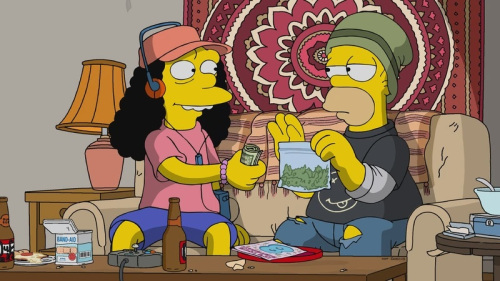 Homer Simpson Cannabis