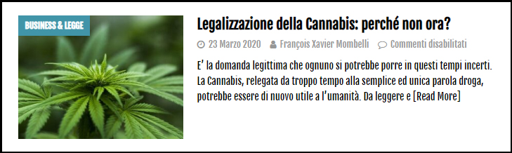 Le Cannabiste Auto produzione Italia